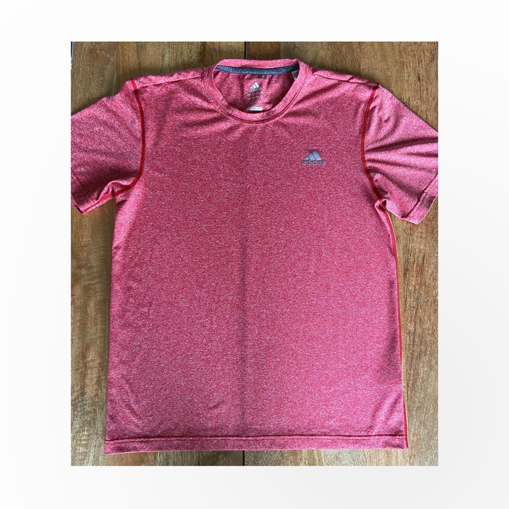 Adidas Climalite Red T Shirt Size Medium